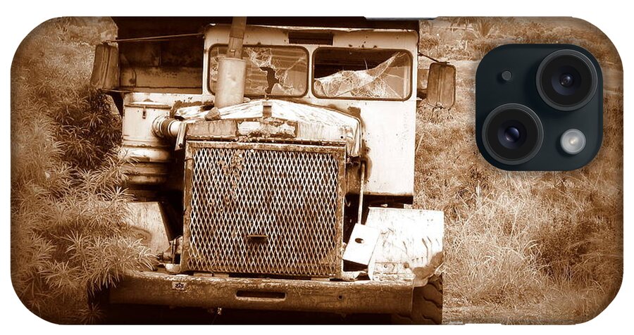 Truck iPhone Case featuring the photograph Abandoned by Lori Seaman