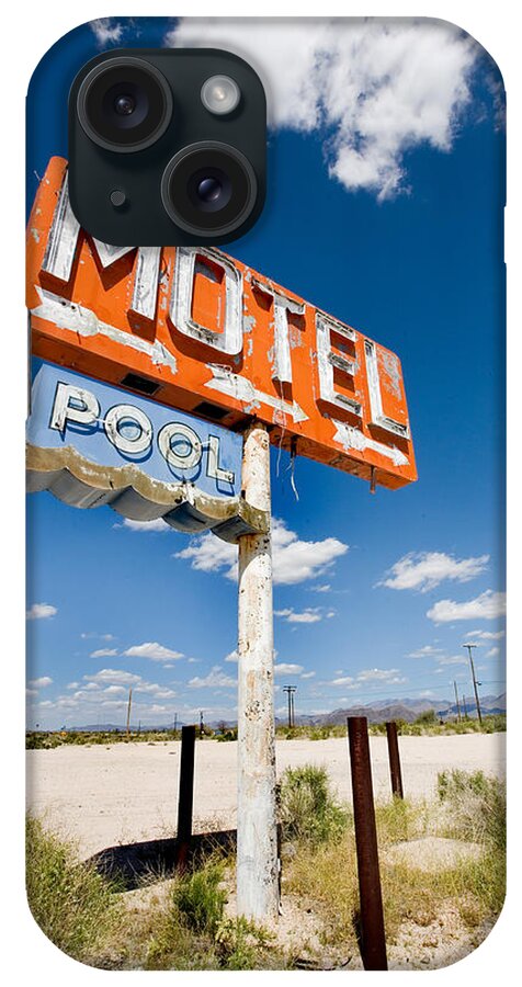 Arizona iPhone Case featuring the photograph Abandoned Motel by Peter Tellone