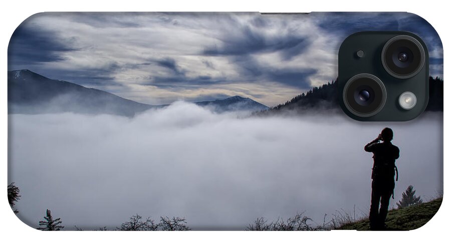 Fog iPhone Case featuring the photograph Above The Fog by Paul Gillham