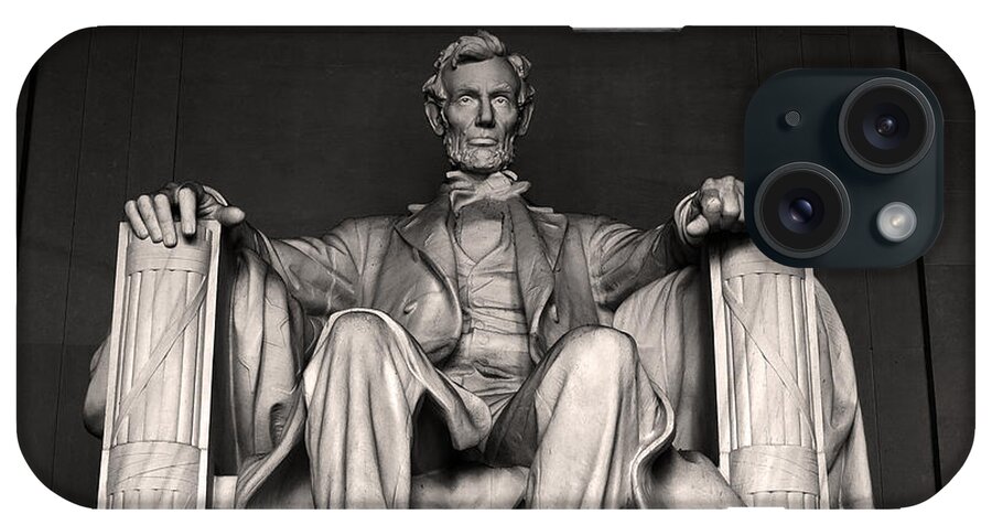 Abraham Lincoln iPhone Case featuring the photograph Abraham Lincoln 1 by Joseph Hedaya