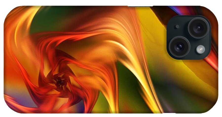 Fine Art iPhone Case featuring the digital art Abstract 031814 by David Lane
