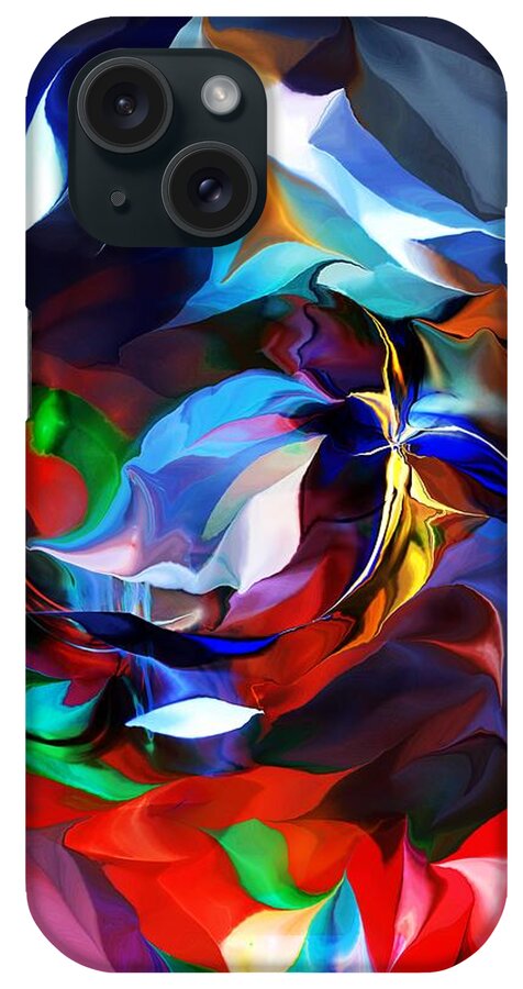Abstract iPhone Case featuring the digital art Abstract 091613 by David Lane