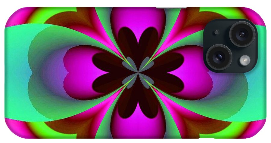 Abstract 169 iPhone Case featuring the digital art Abstract 169 by Maria Urso