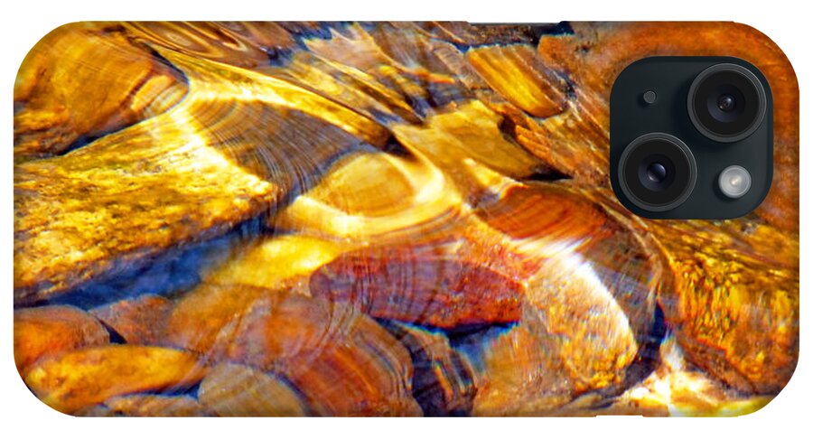Duane Mccullough iPhone Case featuring the photograph Abstract Creek Water 4 by Duane McCullough