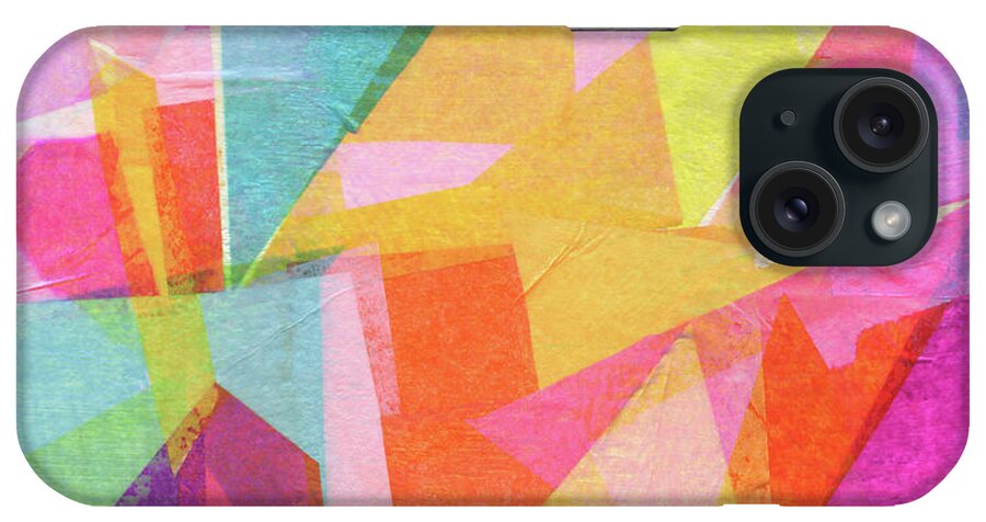 Art iPhone Case featuring the photograph Abstract Tissue Paper Collage by Qweek