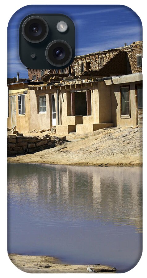 Acoma Pueblo iPhone Case featuring the photograph Acoma Pueblo Adobe Homes 2 by Mike McGlothlen