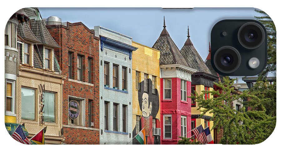 Washington D.c. iPhone Case featuring the photograph Adams Morgan Neighborhood in Washington D.C. by Mountain Dreams