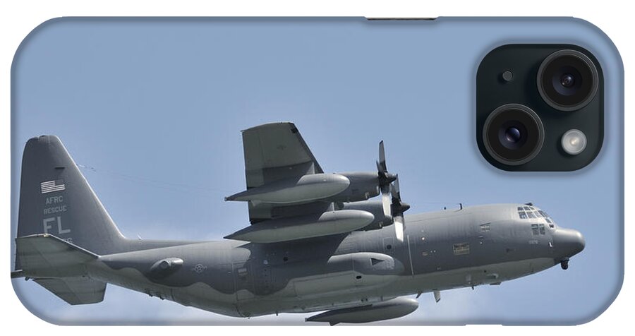 C-130 iPhone Case featuring the photograph AFRC C-130 Hercules rescue aircraft by Bradford Martin