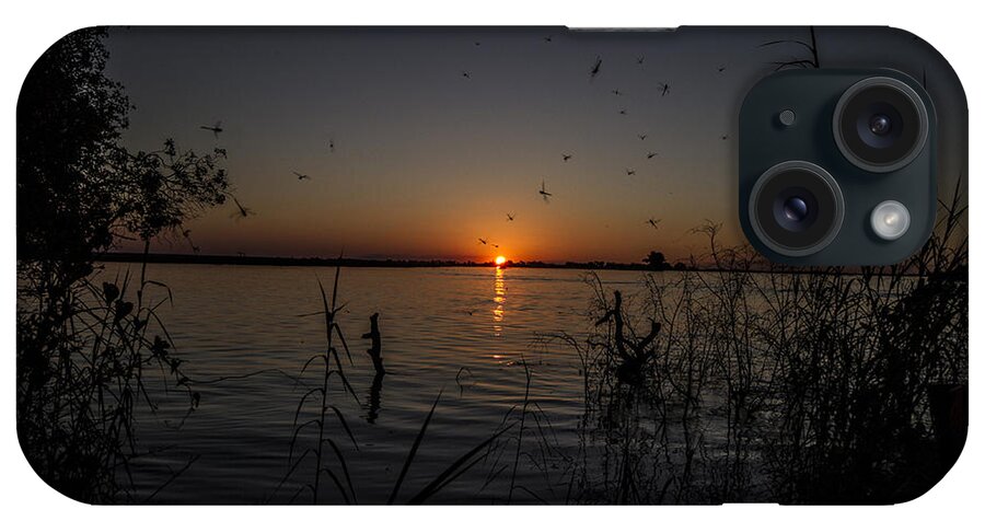 African iPhone Case featuring the photograph African Sunset by Suanne Forster