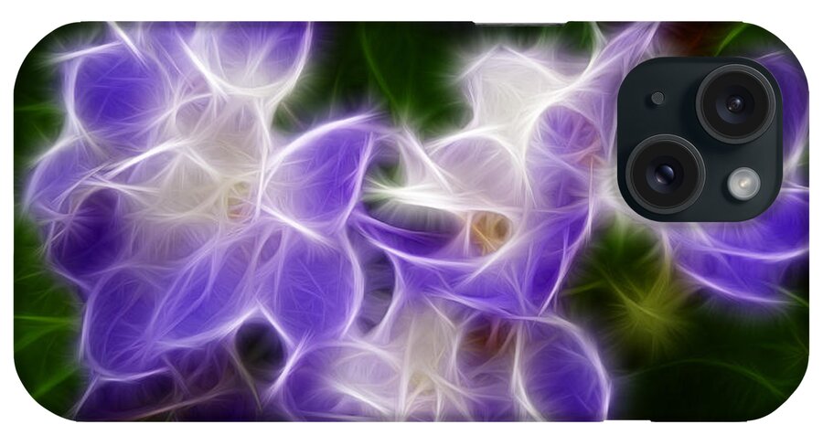 African iPhone Case featuring the photograph African Violets by Renee Trenholm