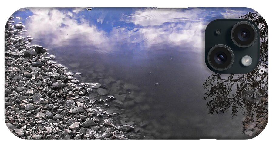 Puddle iPhone Case featuring the photograph After The Rain by Kristie Bonnewell