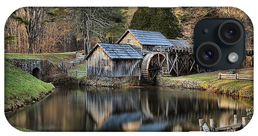 Mabry Mil iPhone Case featuring the photograph Afternoon Reflections Of Mabry Mill by Adam Jewell