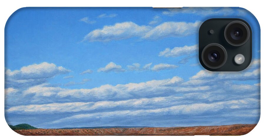 Landscape iPhone Case featuring the painting Grazing by James W Johnson