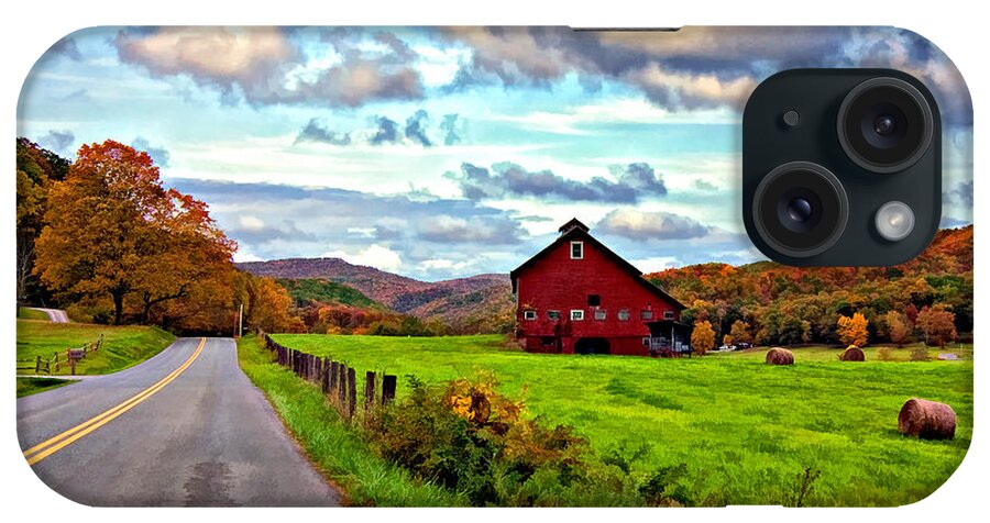 West Virginia iPhone Case featuring the photograph Ah...West Virginia painted by Steve Harrington