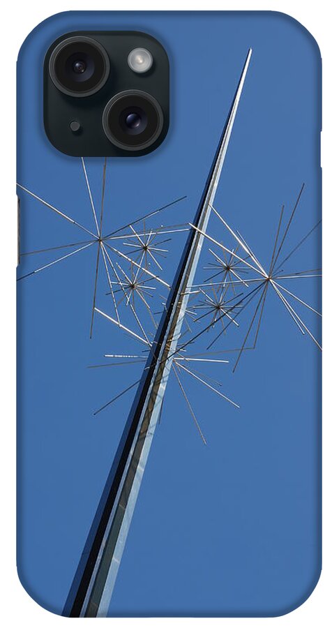 Air And Space Museum iPhone Case featuring the photograph Air and Space Museum Art Spire by Kenny Glover