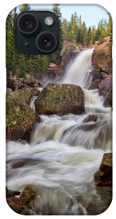 Rmnp iPhone Case featuring the photograph Alberta Falls II by Ronda Kimbrow