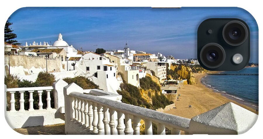 Europe iPhone Case featuring the photograph Albufeira village by the sea by Heiko Koehrer-Wagner