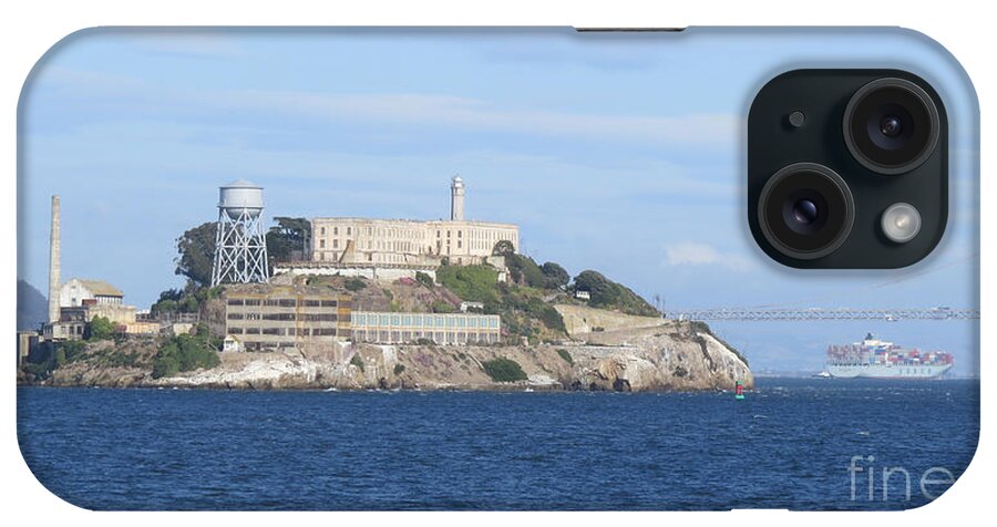 Usa iPhone Case featuring the photograph Alcatraz Island by Mary Mikawoz