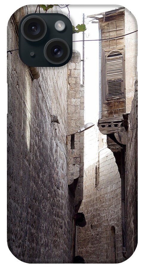 Aleppo iPhone Case featuring the photograph Aleppo Alleyway05 by Mamoun Sakkal