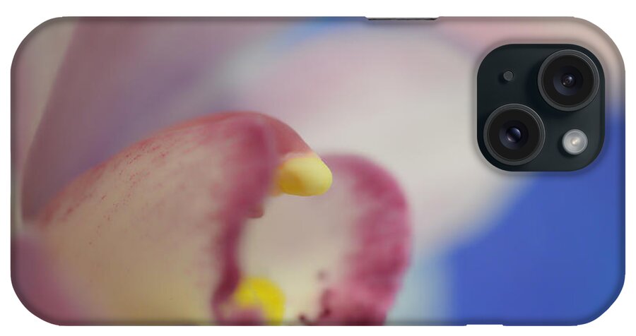 Orchid iPhone Case featuring the photograph Alien Emerges by Donna Blackhall