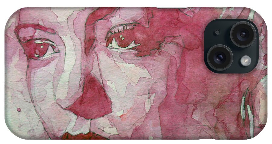 Billie Holiday iPhone Case featuring the painting All Of Me by Paul Lovering