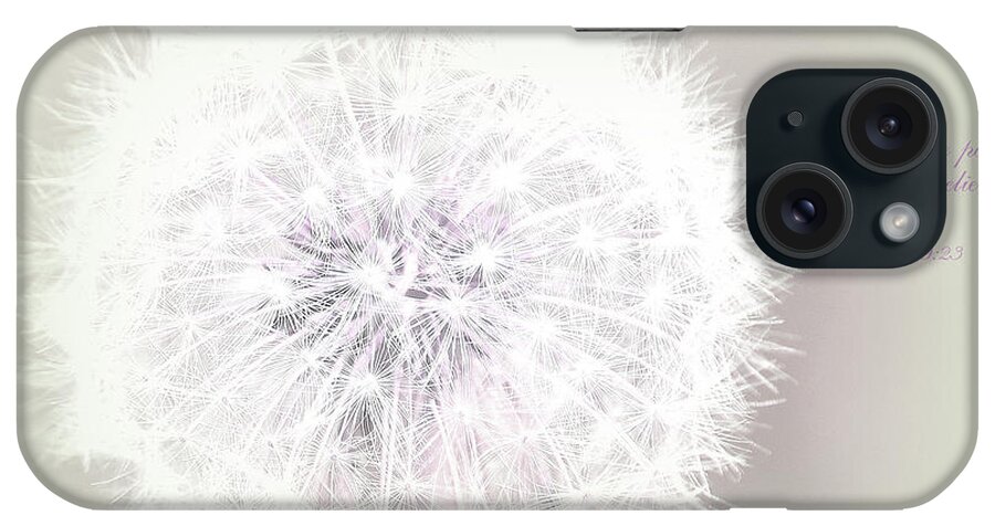 Dandelions iPhone Case featuring the photograph All things are possible... by The Art Of Marilyn Ridoutt-Greene