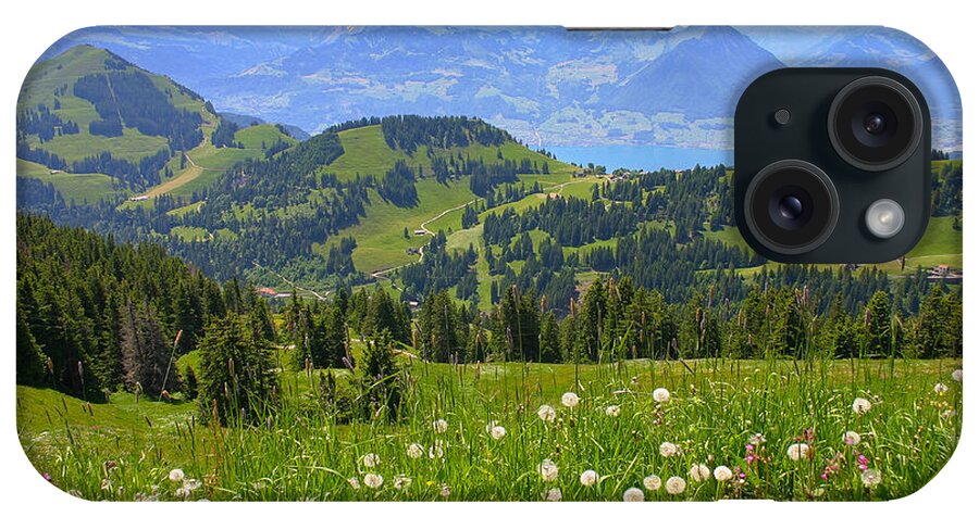Nature iPhone Case featuring the photograph Alps from the Rigi by Jenny Setchell