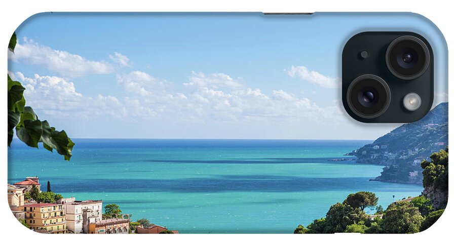 Scenics iPhone Case featuring the photograph Amalfi Coast Landscape Vietri Village by Angelafoto