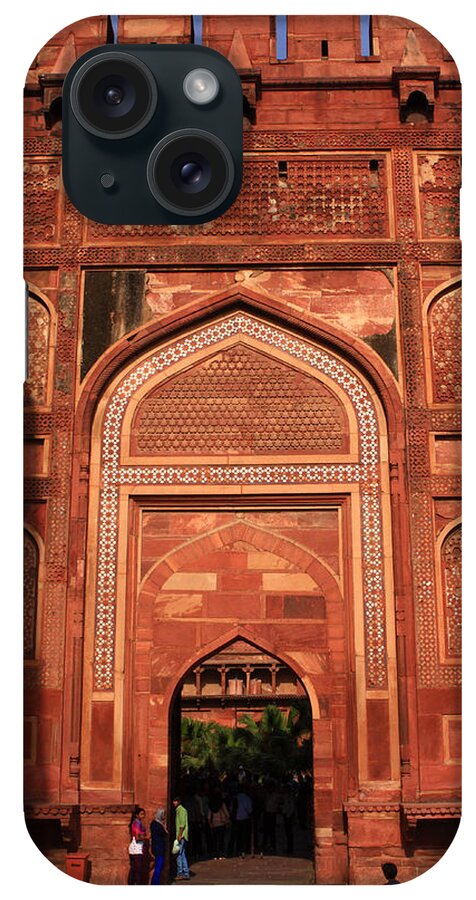 India iPhone Case featuring the photograph Amar Singh Gate Red Fort Agra by Aidan Moran