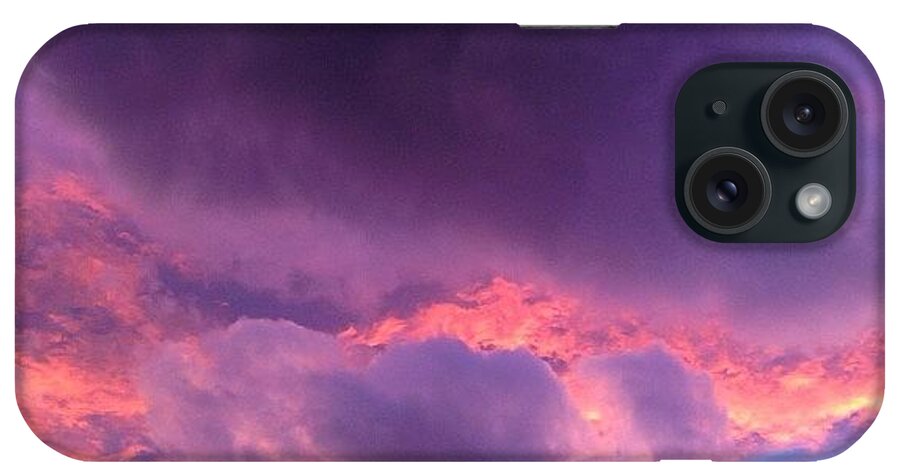 Skyporn iPhone Case featuring the photograph Amazing #skyporn Last Night. Blue Sky by Undercover _ewok™