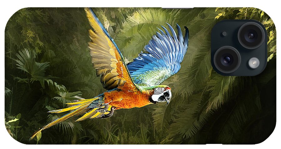 Macaw iPhone Case featuring the photograph Amazon Beauty by Brian Tarr