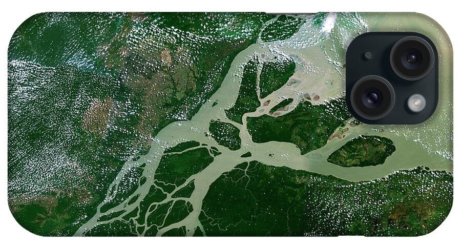 Amazon River iPhone Case featuring the photograph Amazon Delta by Planetobserver/science Photo Library