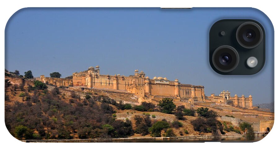 Amber Fort iPhone Case featuring the photograph Amber Fort Jaipur Rajasthan India by Diane Lent