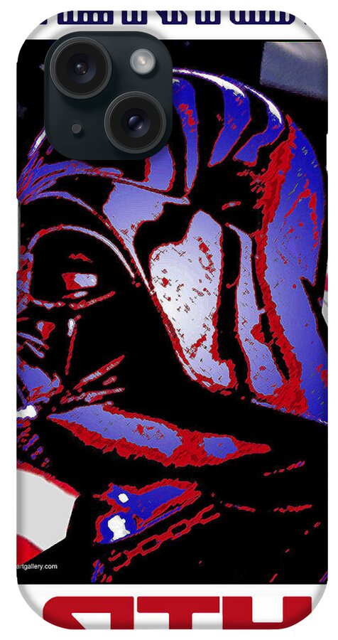 Dale Loos iPhone Case featuring the digital art American Sith by Dale Loos Jr