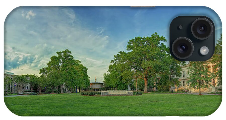 American iPhone Case featuring the photograph American University Quad by Metro DC Photography