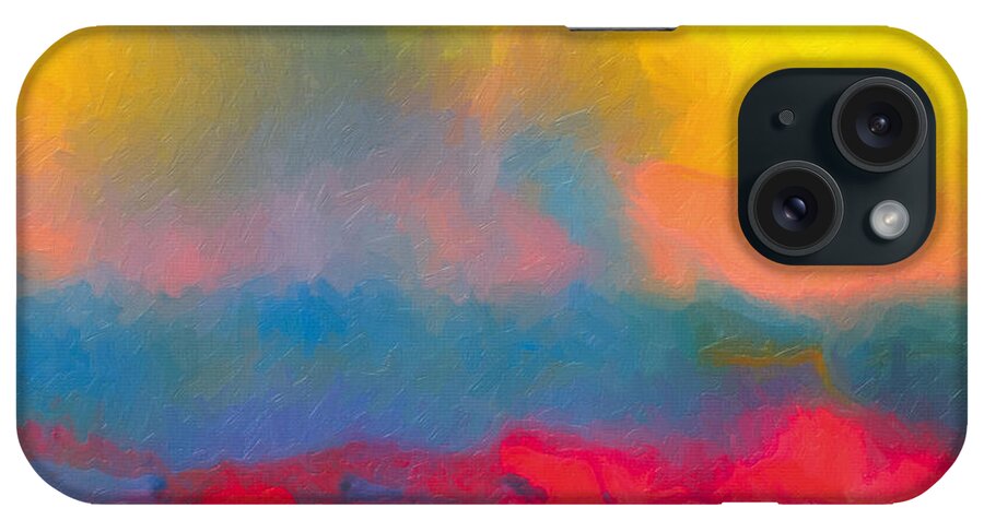 Psychedelic iPhone Case featuring the painting Amorphous 13 by The Art of Marsha Charlebois