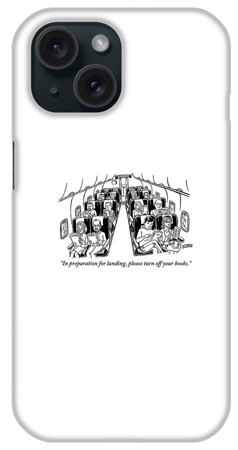 An Airplane Is Seen Full Of Passengers Holding iPhone Case