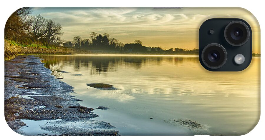 Estuary iPhone Case featuring the photograph An April morning on the Estuary by Martina Fagan