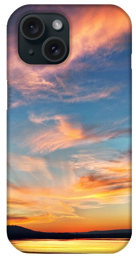 Fishing iPhone Case featuring the photograph An Evening Fishing At Chester Frost by Steven Llorca