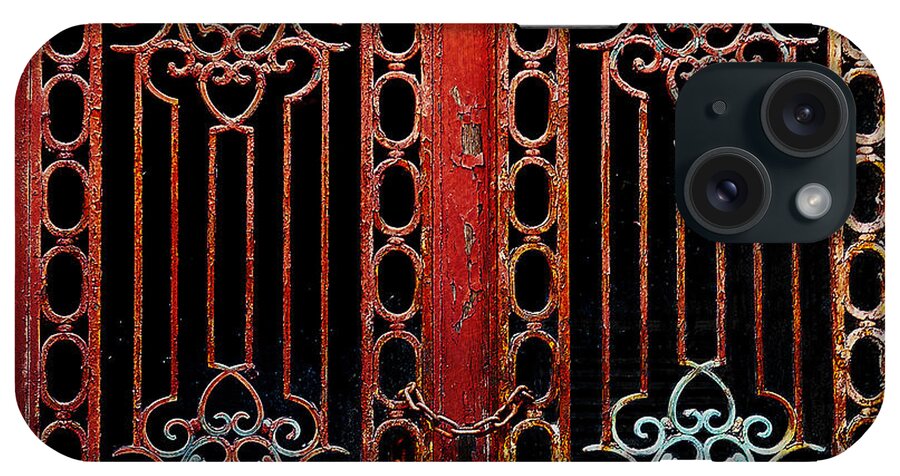 Red iPhone Case featuring the photograph Ancient Window by Rick Mosher