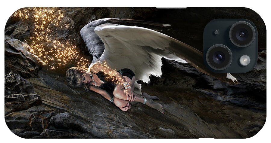 Alex-acropolis-calderon iPhone Case featuring the photograph Angels- He Will Bring Peace To Your Heart by Acropolis De Versailles