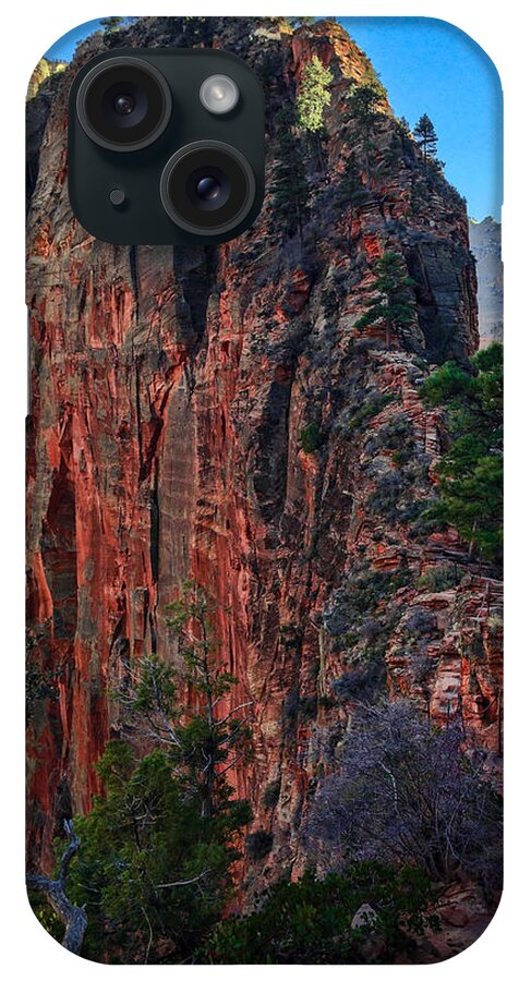 Zion iPhone Case featuring the photograph Angel's Landing by Chad Dutson