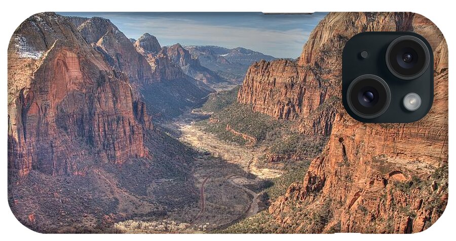 Angel's Landing iPhone Case featuring the photograph Angel's View by Jeff Cook
