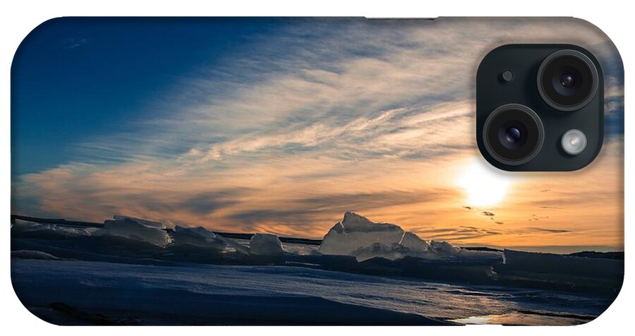 Sunset iPhone Case featuring the photograph Angostura Ice 2 by Donald J Gray