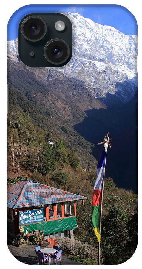 Mountain iPhone Case featuring the photograph Annapurna South, The Himalayas, Nepal #1 by Aidan Moran