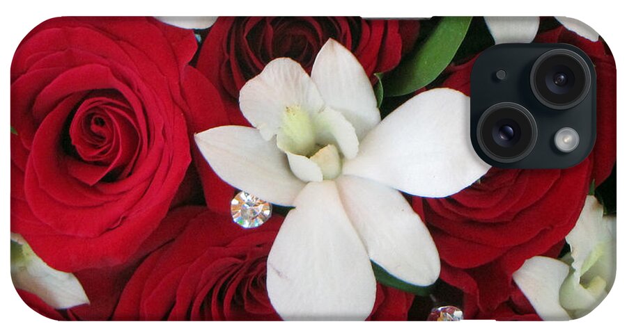 Red Roses iPhone Case featuring the photograph Anniversary by Tikvah's Hope