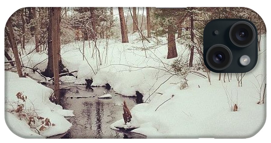  iPhone Case featuring the photograph Another Winter Creek by Midlyfemama Kosboth