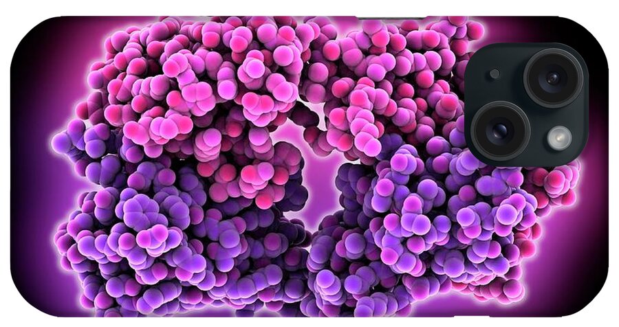 Protein iPhone Case featuring the photograph Anti-rotavirus Antibody by Laguna Design