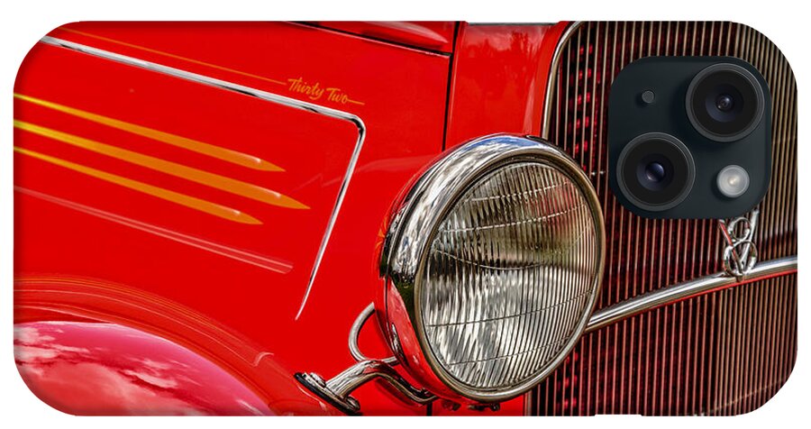 fall Foliage iPhone Case featuring the photograph Antique car show in Canterbury NH by Jeff Folger