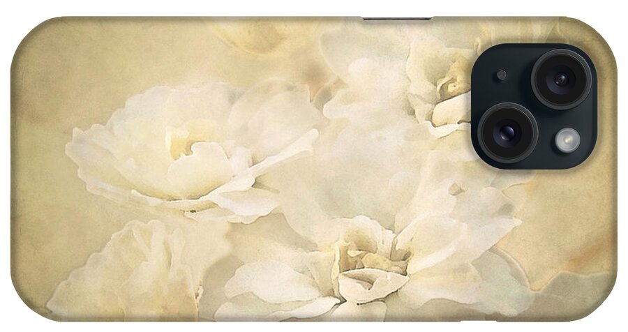 Photography iPhone Case featuring the photograph Antique Floral by Deborah Smith